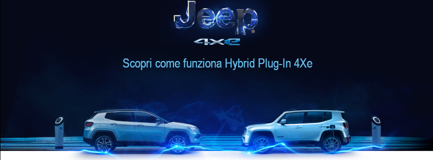 Jeep 4Xe Plug-In Hybrid Come funziona